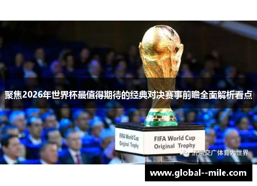 聚焦2026年世界杯最值得期待的经典对决赛事前瞻全面解析看点 聚焦2026年世界杯最值得期待的经典对决赛事前瞻全面解析看点